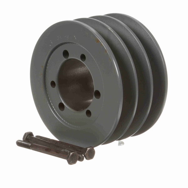 3 Groove Cast Iron Bushed Bore Multiple Sheave, 3B42SH